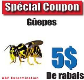 Extermination Gupe Coupon Rabais